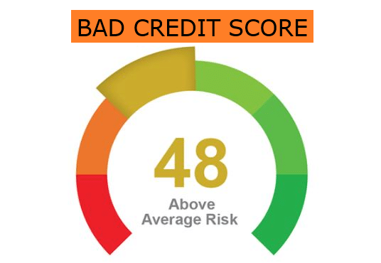 A bad credit score in South Africa