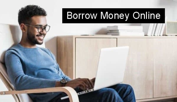 Man looking to borrow money online